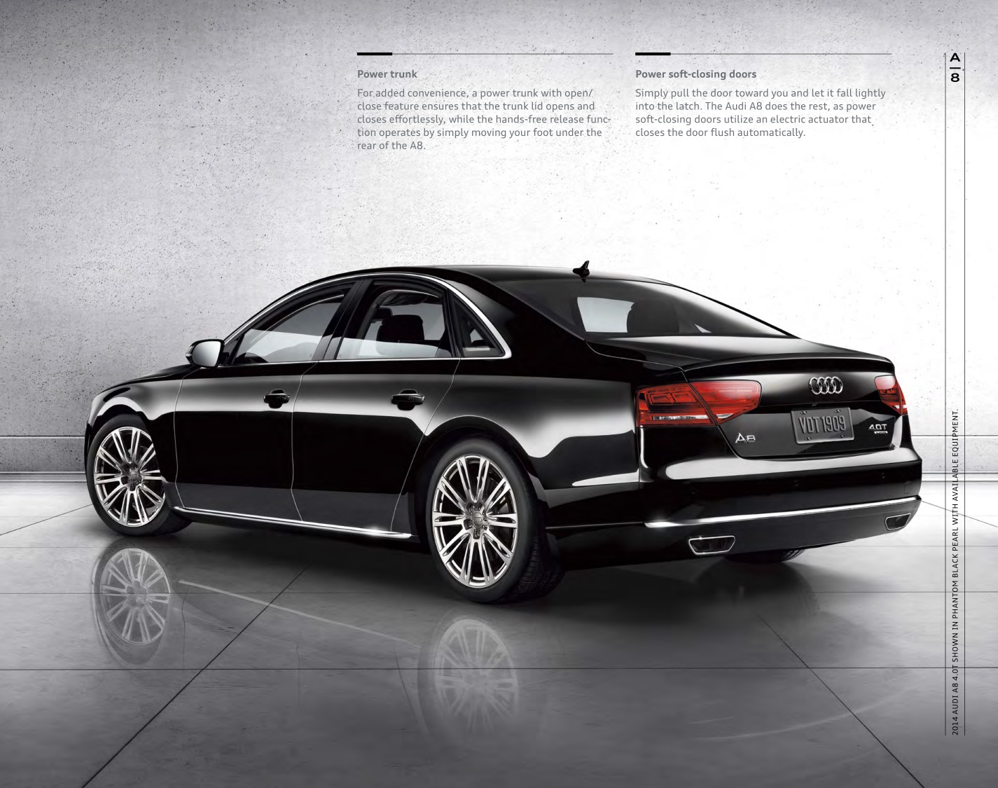 2014 Audi A8 Brochure Page 20